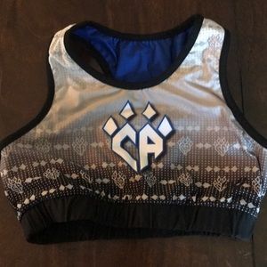 Reversible Cheer Athletics YM sports bra